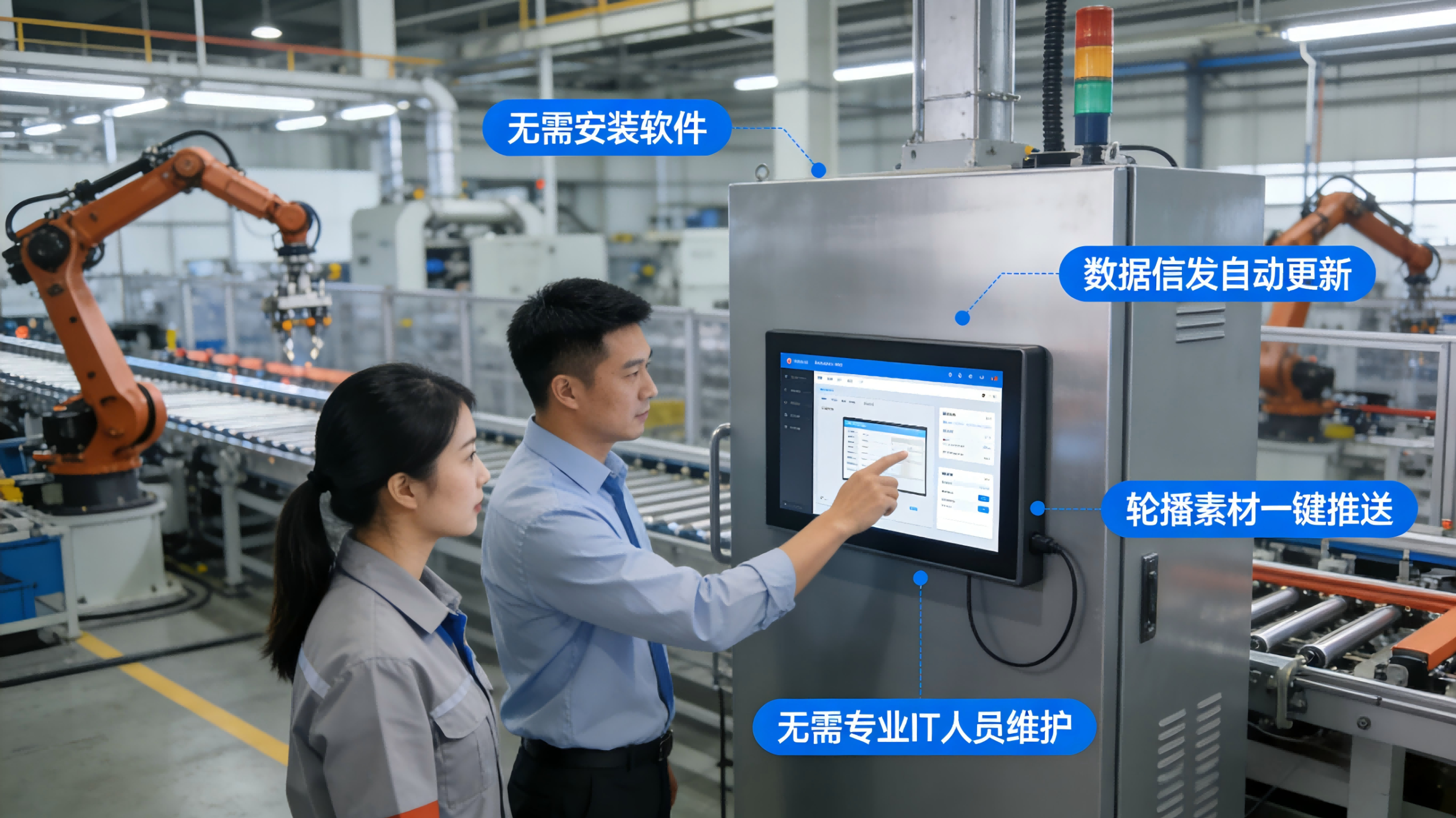 必捷互联工厂产线信息化数据展示解决方案 (5)