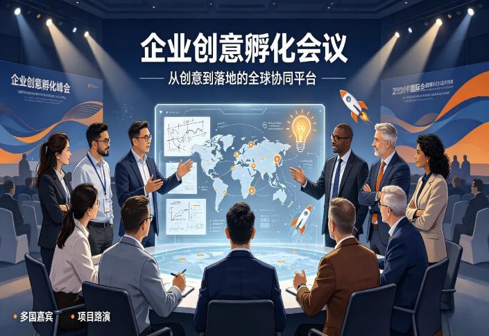企业创意孵化会现场